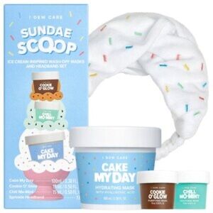 I Dew Care Cake My Day Hydrating Mask Set - Blue, White
